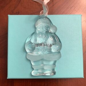 Authentic Tiffany & Co Crystal Christmas ornament in excellent condition